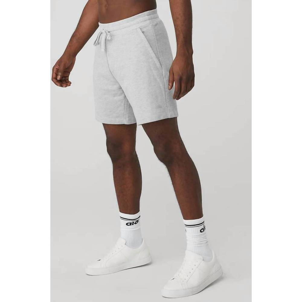NEW ALO YOGA chill short in athletic heather grey - Picture 2 of 3